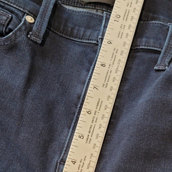 7 for all man kind Womens Sz 28 the high waist ankle skinny Black Wash - Picture 10 of 11